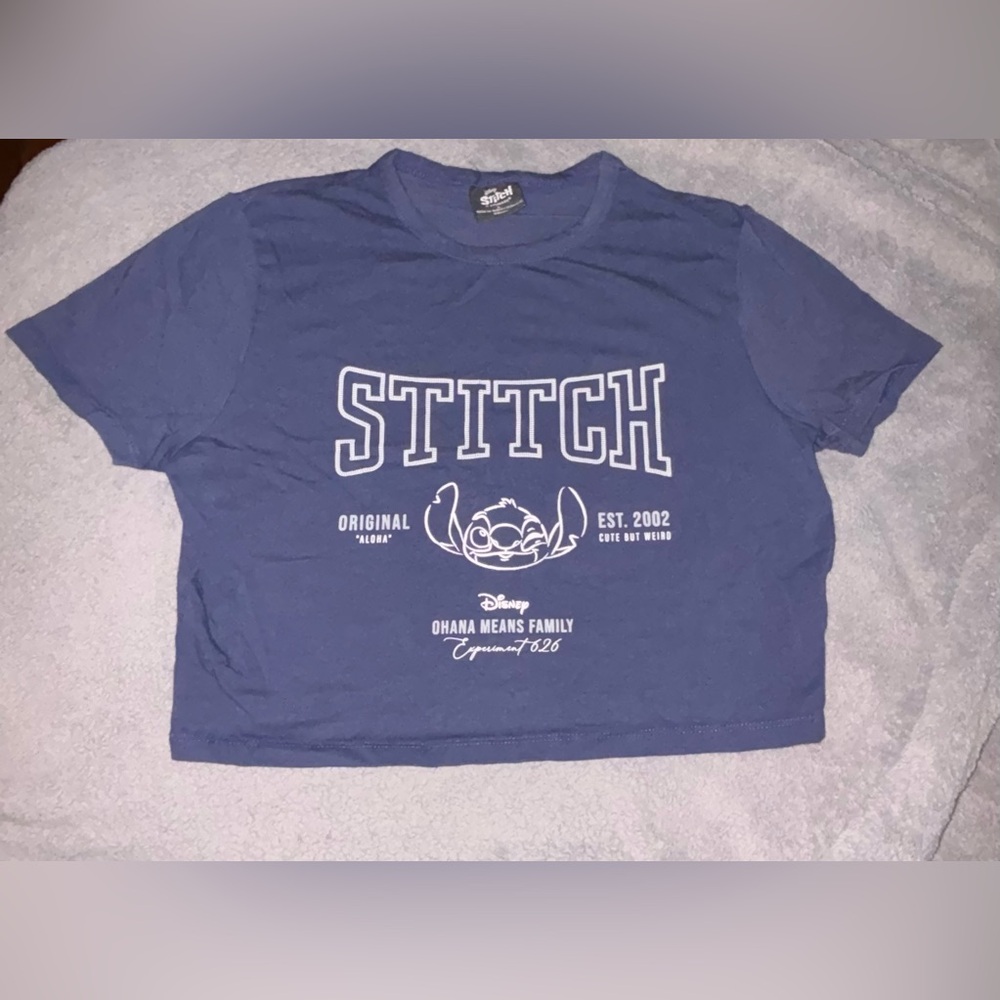 Stitch Cropped T-Shirt